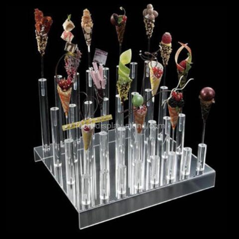 Acrylic ice cream cone holder stand